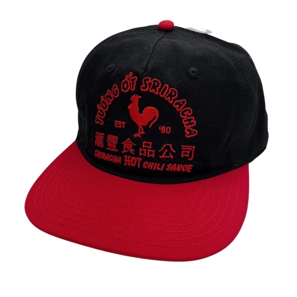 NWOT Sriracha Hot Chili Sauce Embroidered Snapback Hat